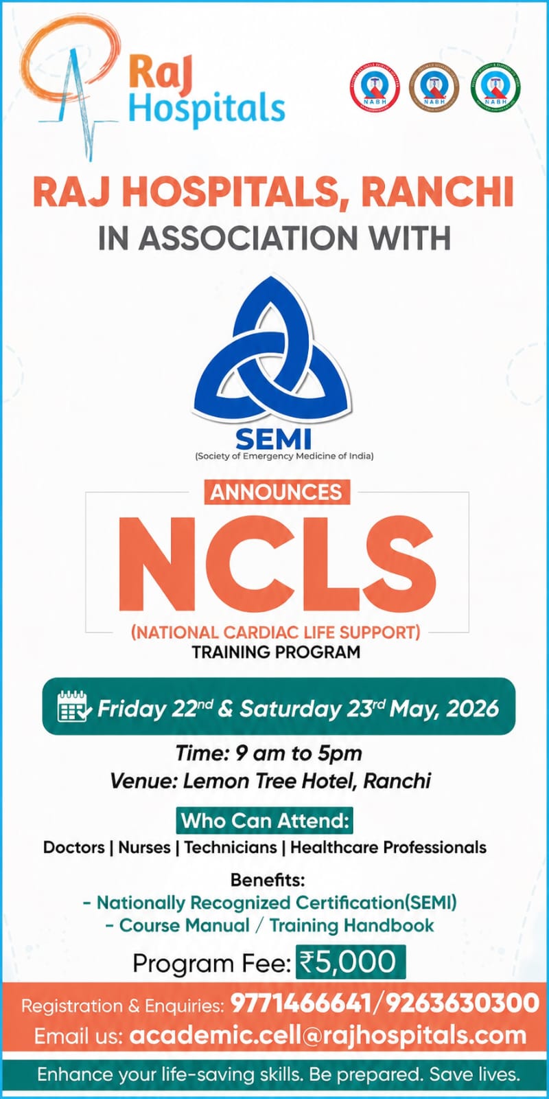 NCLS Training Program - Raj Hospital