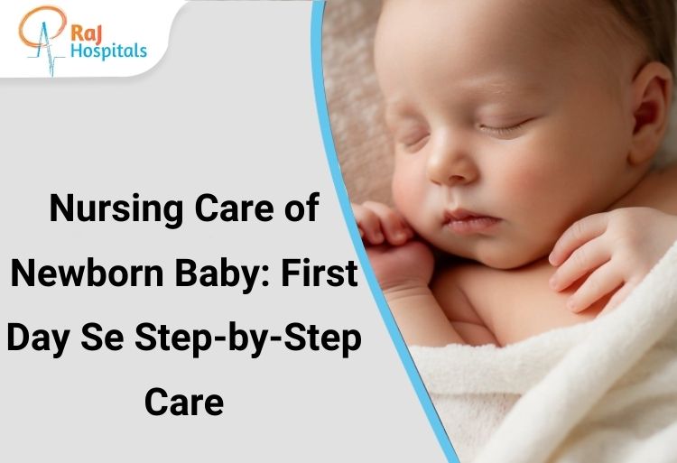 Nursing care of newborn baby showing safe first day care, sleep comfort and gentle handling by parents