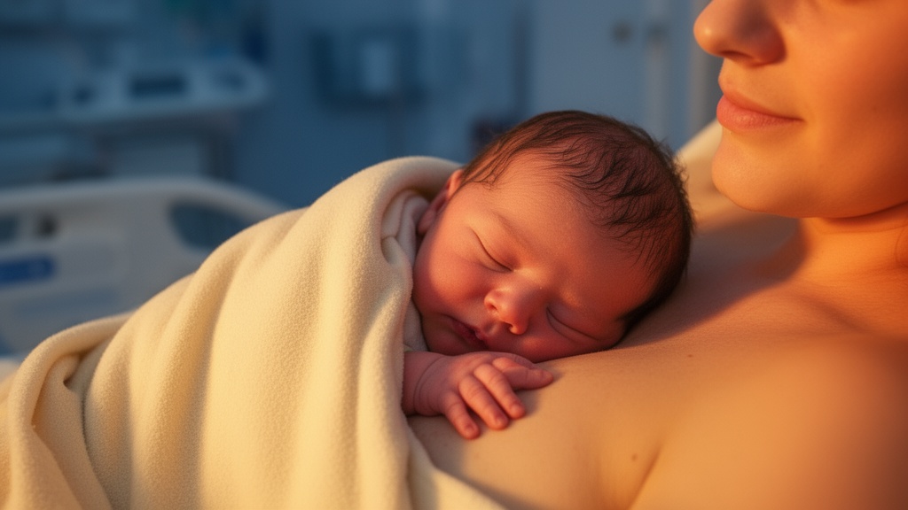 नवजात के साथ त्वचा-से-त्वचा संपर्क