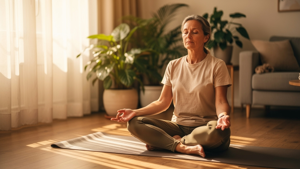 ध्यान और गहरी सांस लेने का अभ्यास